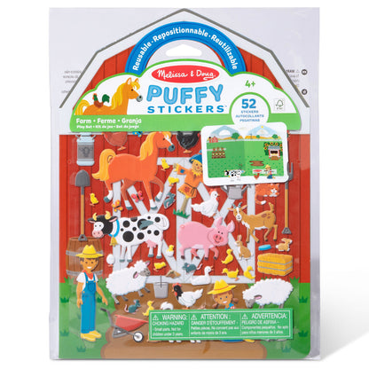 Melissa & Doug Puffy Stickers - On The Farm