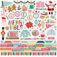 Simple Stories Hard Candy Christmas Cardstock Stickers