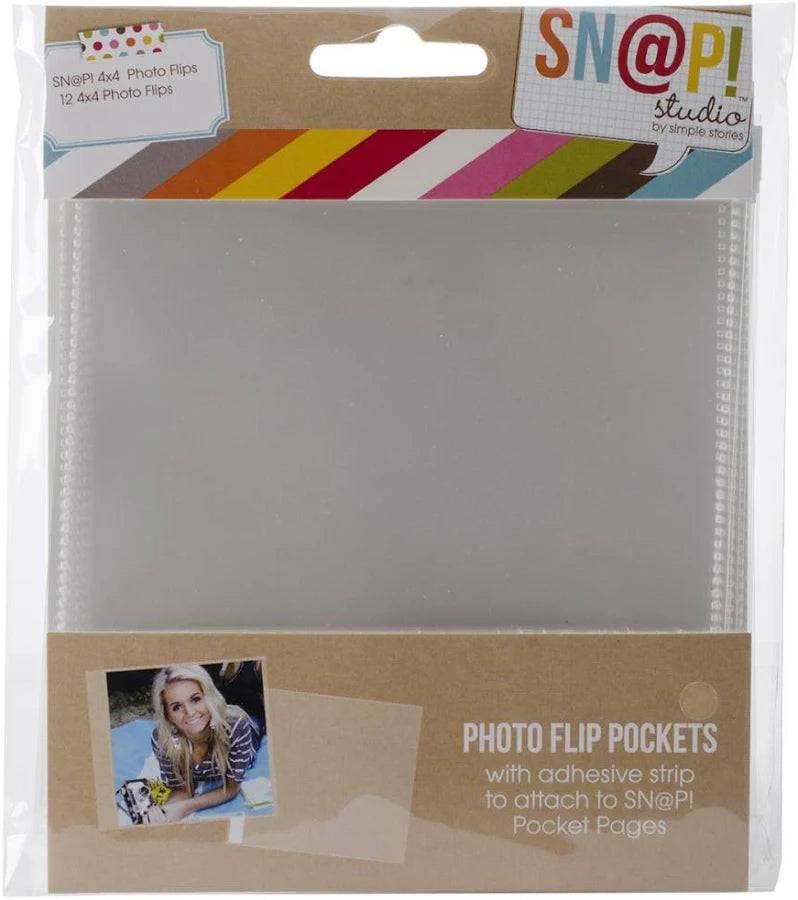 4x4 Photo Flip Pockets SN@P! Simple Stories