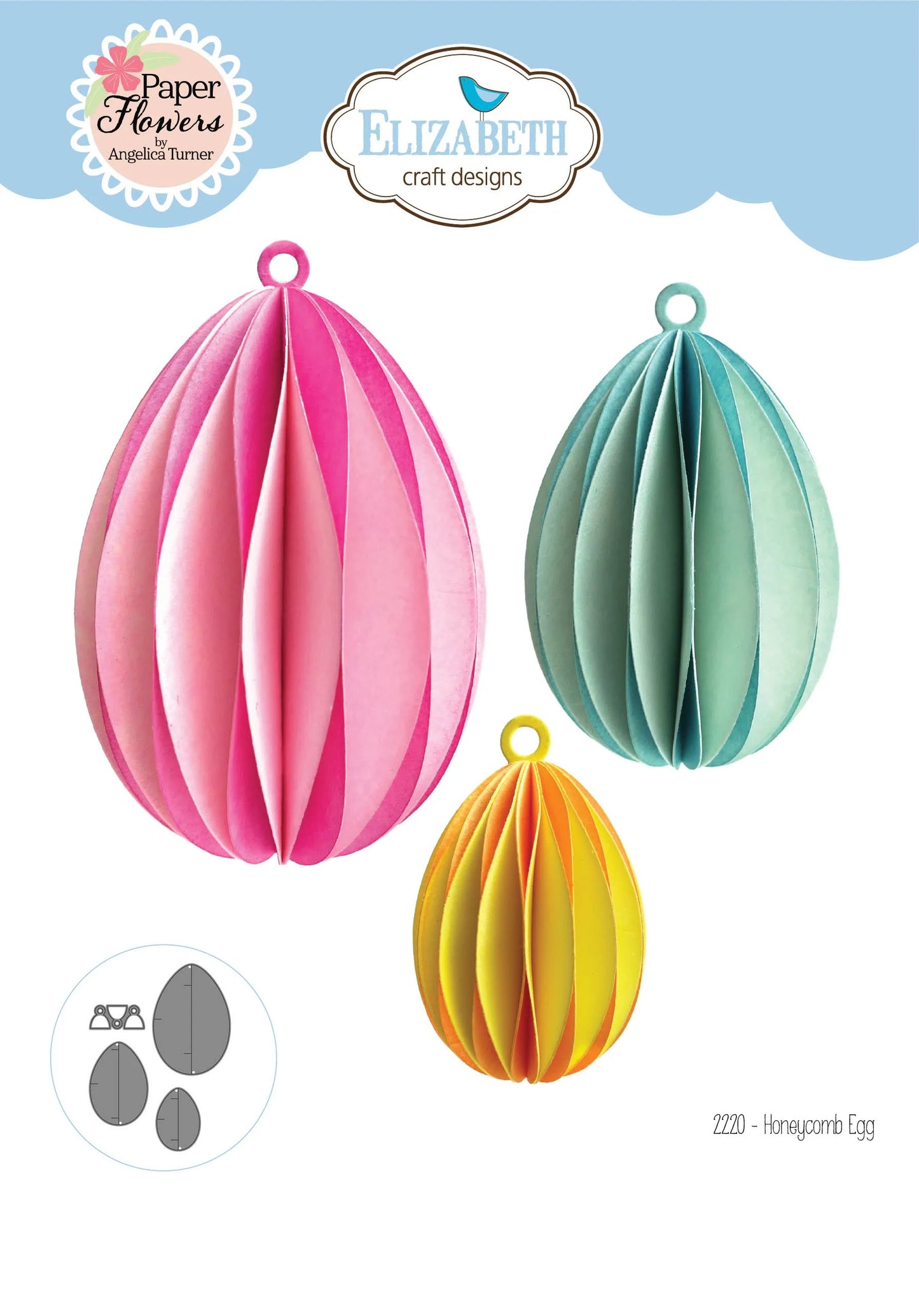 Elizabeth Craft Designs Honeycomb Egg Die Cuts