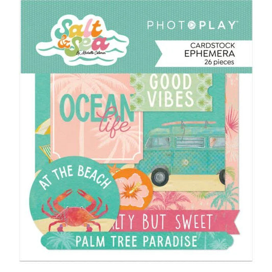 PhotoPlay - Salt & Sea Collection - Ephemera - Die Cut Cardstock Pieces