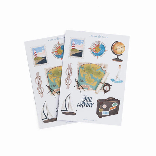 Archer & Olive - Compass Stickers