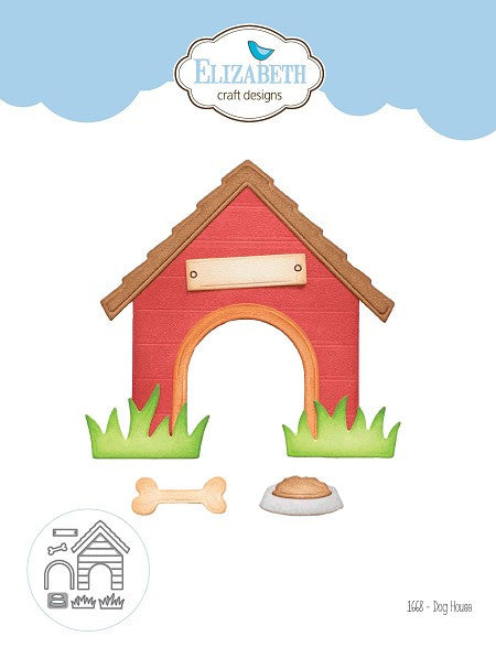 Elizabeth Craft Designs dog house Die Cuts