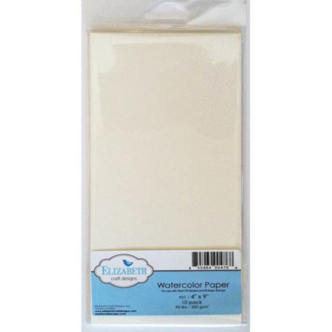 Elizabeth Craft Design Watercolor paper 4" x 9"